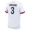 Maglia ufficiale Paris Saint Germain Presnel Kimpembe 3 Trasferta 2024-25 per Uomo